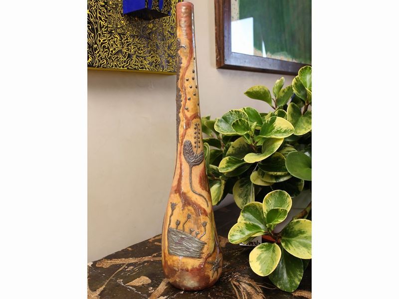 Pietro Melandri - Vaso in Ceramica Smaltata