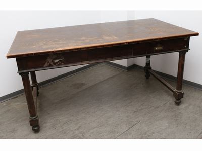 Tavolo da Lavoro in Legno Tenero