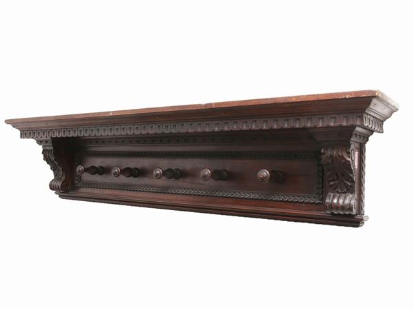 A neo-renaissance coat rack  (early 20th century)  - Auction Furniture from Compagni Palace in Florence - Maison Bibelot - Casa d'Aste Firenze - Milano