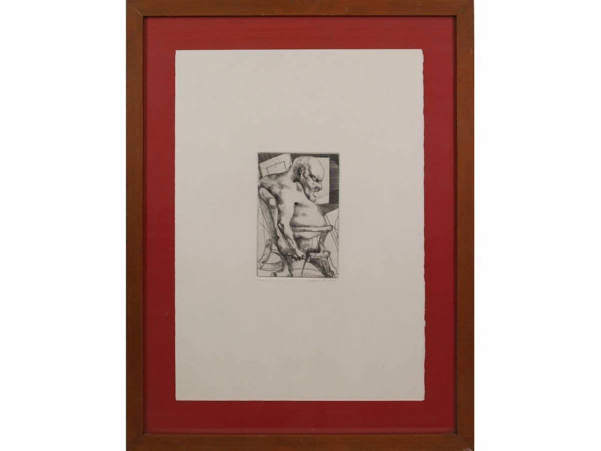 Lotto di Grafica: Pietro Annigoni e Ugo Attardi