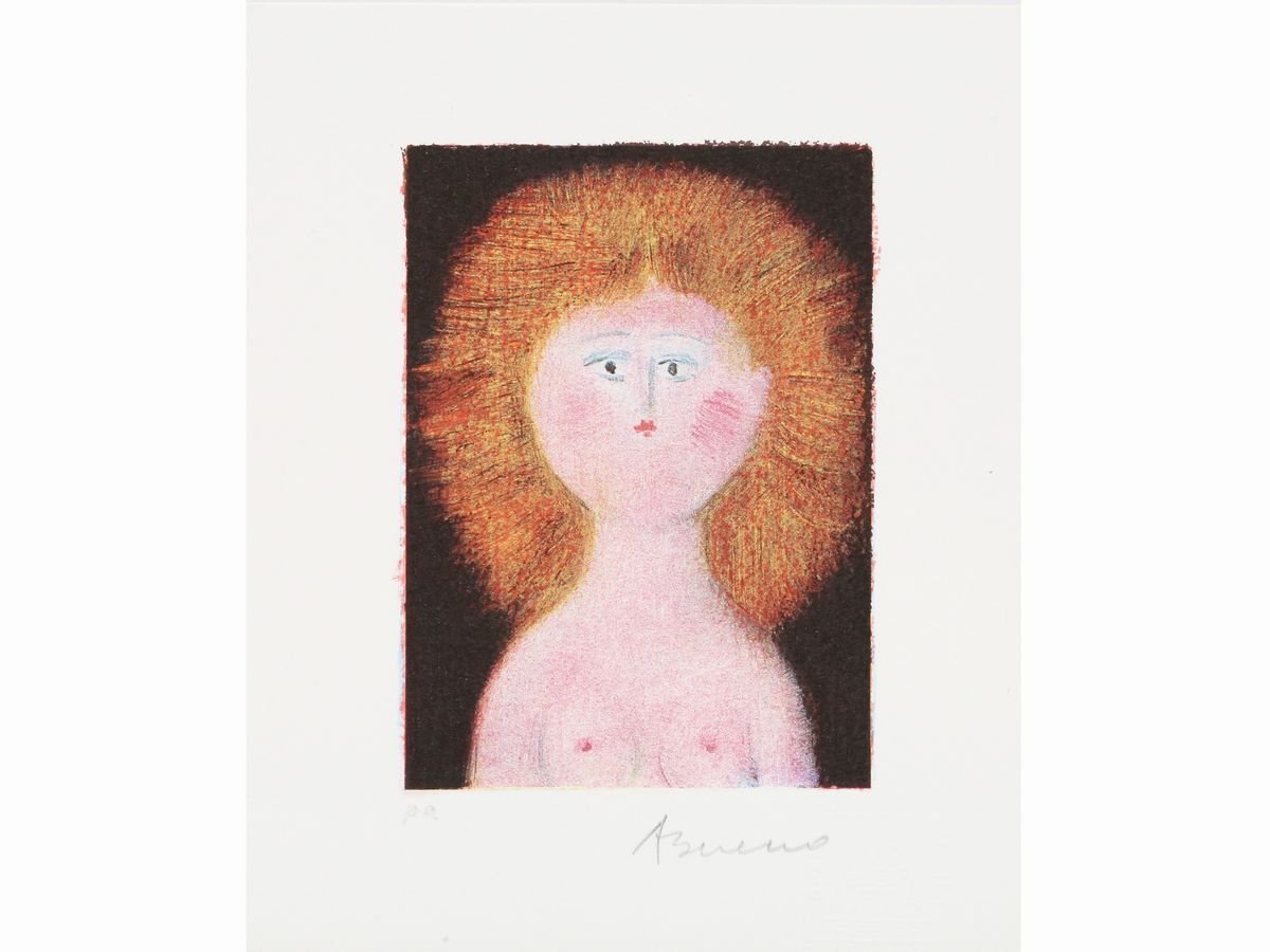 Antonio Bueno - Poppona e Ragazza con Capelli Rossi