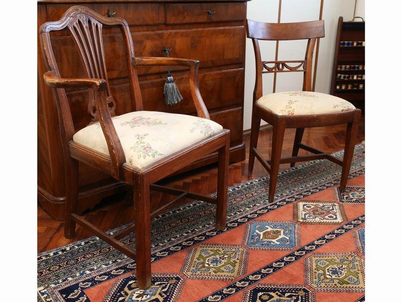 Poltroncina in Noce