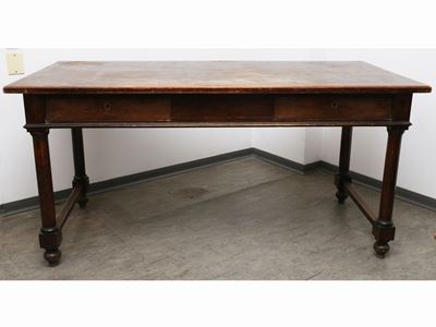 Tavolo da Lavoro in Legno Tenero