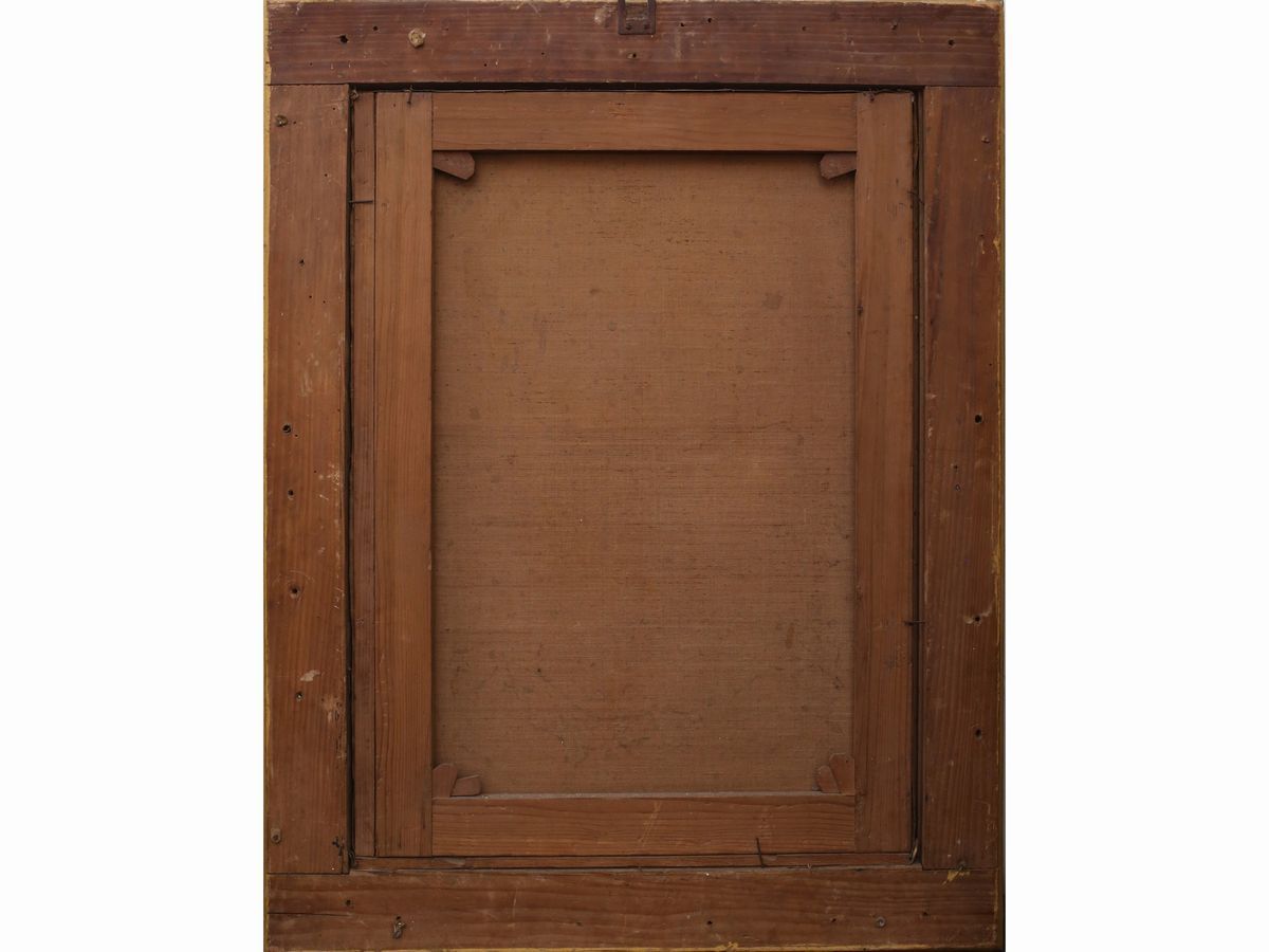 Scuola Tedesca della Prima Metà del XIX Secolo - Ritratto di Dama in un Interno 1828