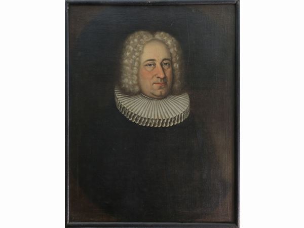 Scuola tedesca del XVIII secolo - Portrait of a Gentleman with Ruff