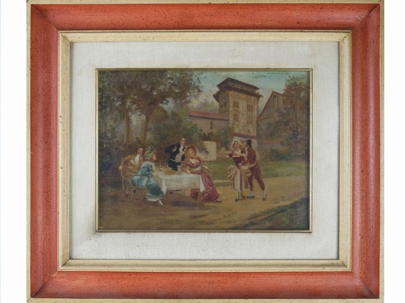 D'apres Perez - Scena di Banchetto