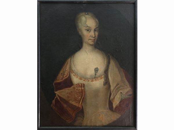 Scuola tedesca del XVIII secolo - Portrait of a Noblewoman