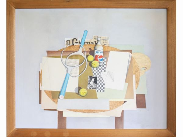 Alessandro Fiorineschi : Still life 1994  - Auction The florentine house of a milanese collector: important glasses, objects of art and contemporary art - Maison Bibelot - Casa d'Aste Firenze - Milano