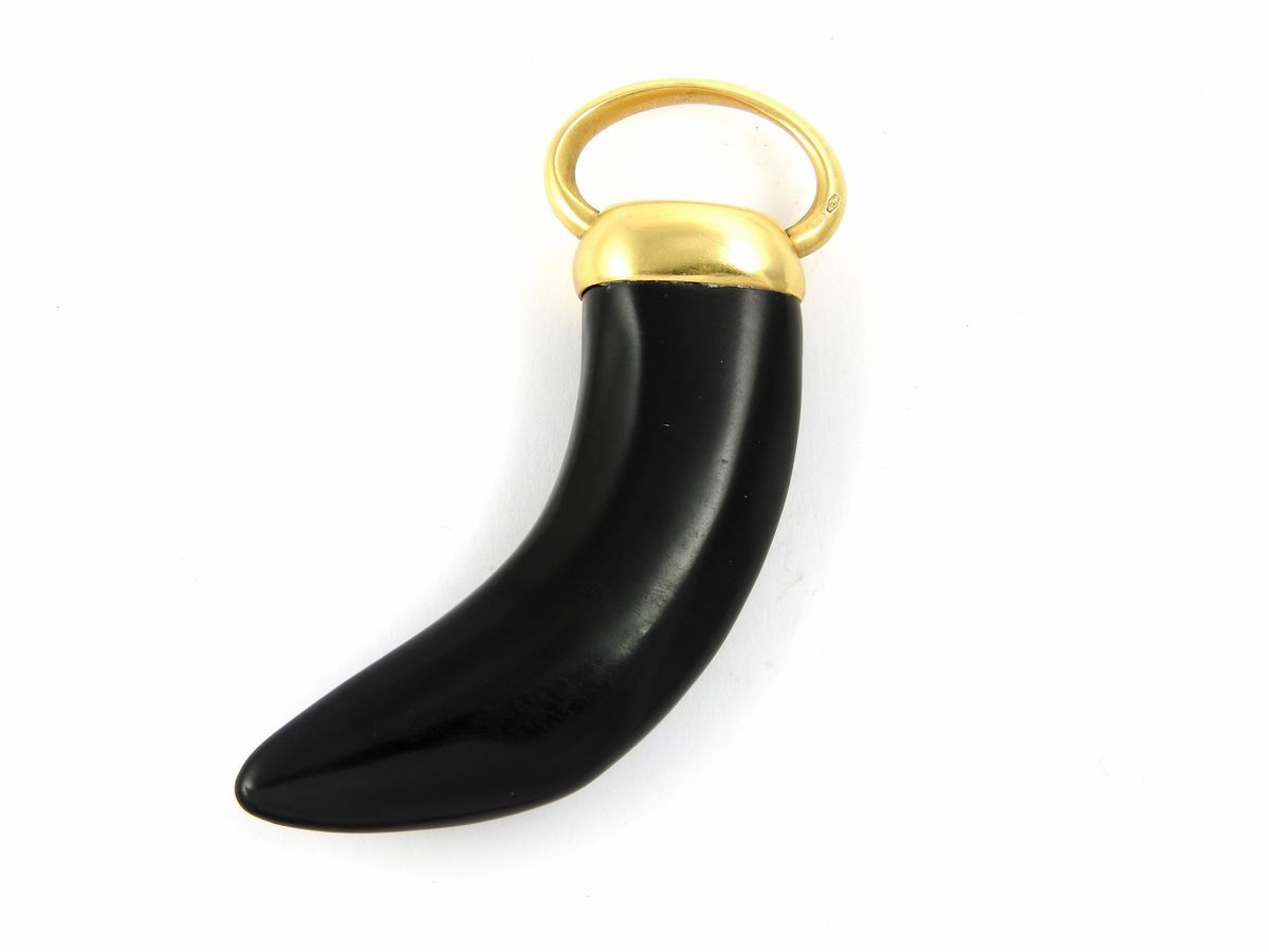 Pendente Pomellato in Oro Rosa e Giaietto