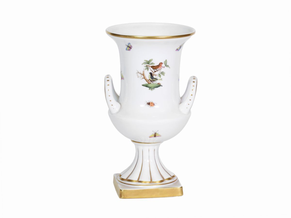Piccolo Vaso Mediceo in Porcellana Herend Modello Rothschild