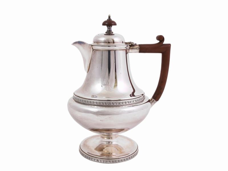 Caffettiera in Metallo Argentato