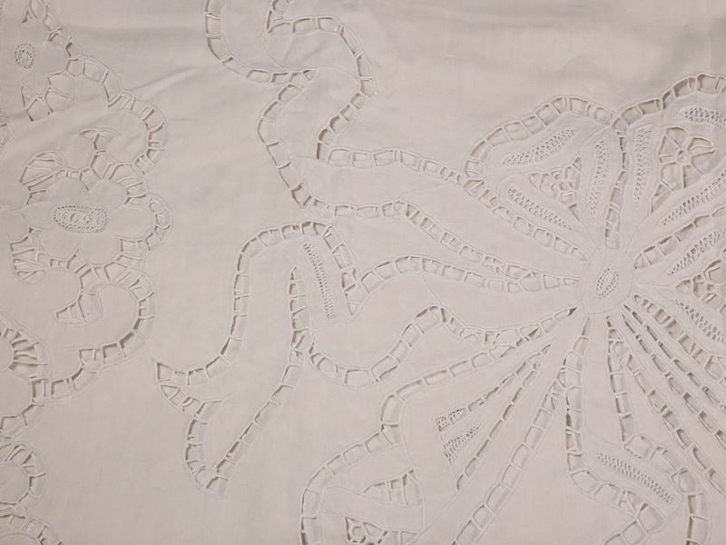 Lenzuolo Matrimoniale in Lino Bianco