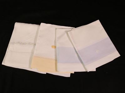 Lotto di Asciugamani e Fazzoletti in Lino