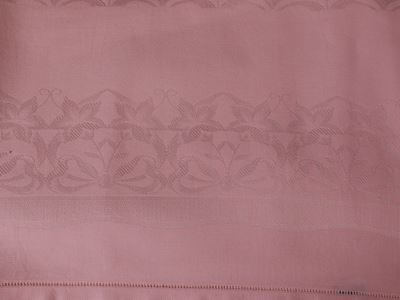 Tovaglia in Cotone di Fiandra Rosa
