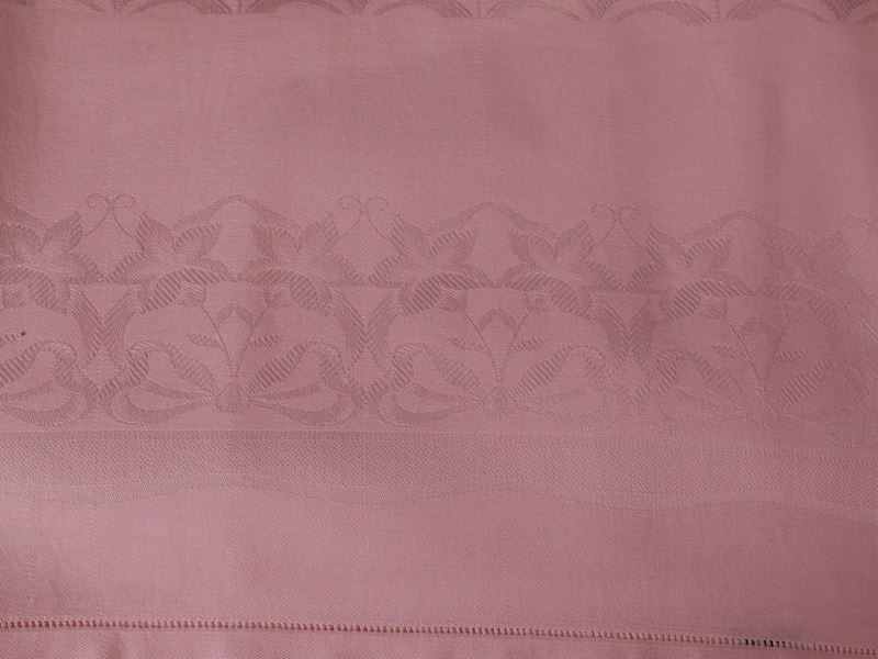 Tovaglia in Cotone di Fiandra Rosa