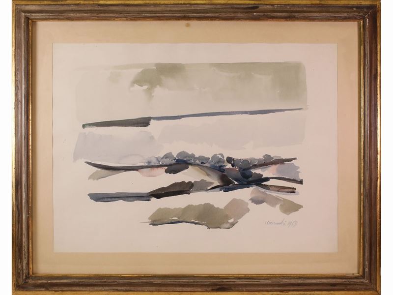 Arnoldo Ciarrocchi - Paesaggio 1968