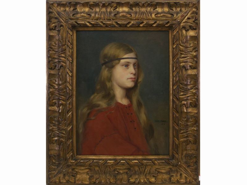 Ezio Marzi - Ritratto Femminile 1919