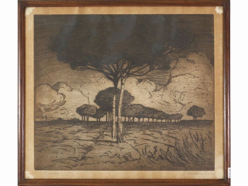 Emilio Mazzoni Zarini - Paesaggi con Alberi