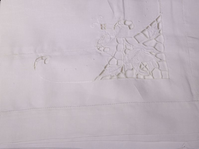 Lenzuolo Matrimoniale in Lino Bianco