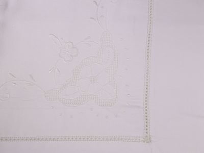 Lenzuolo in Misto Lino Bianco