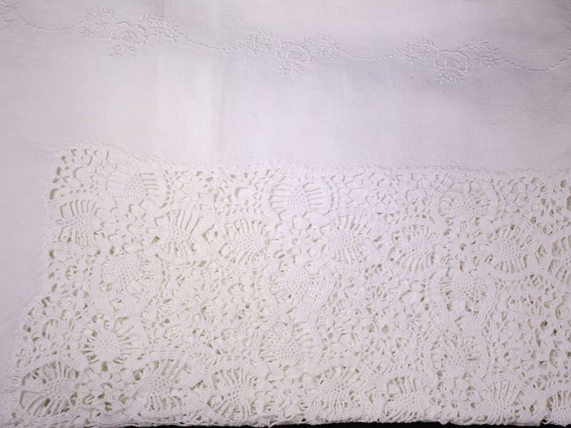 Tovaglia in Lino Bianco