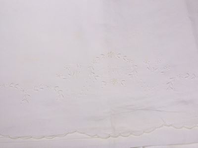 Lenzuolo Matrimoniale in Lino Bianco