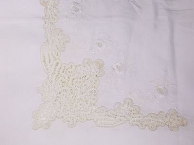 Lenzuolo in Lino Bianco