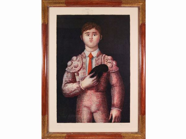Antonio Bueno : Bullfighter  ((1918-1984))  - Auction The florentine house of a milanese collector: important glasses, objects of art and contemporary art - Maison Bibelot - Casa d'Aste Firenze - Milano