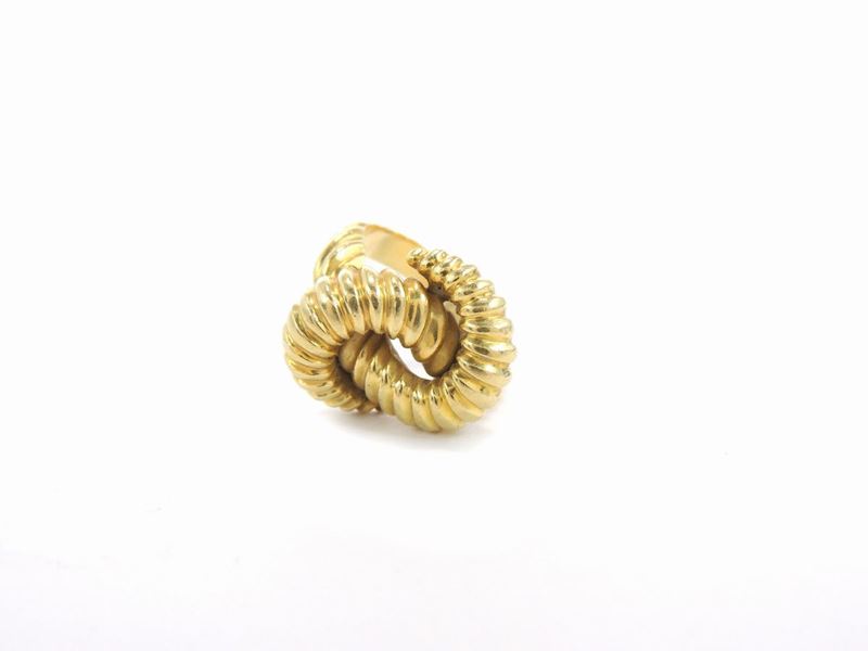 Anello a Fascia in Oro Giallo
