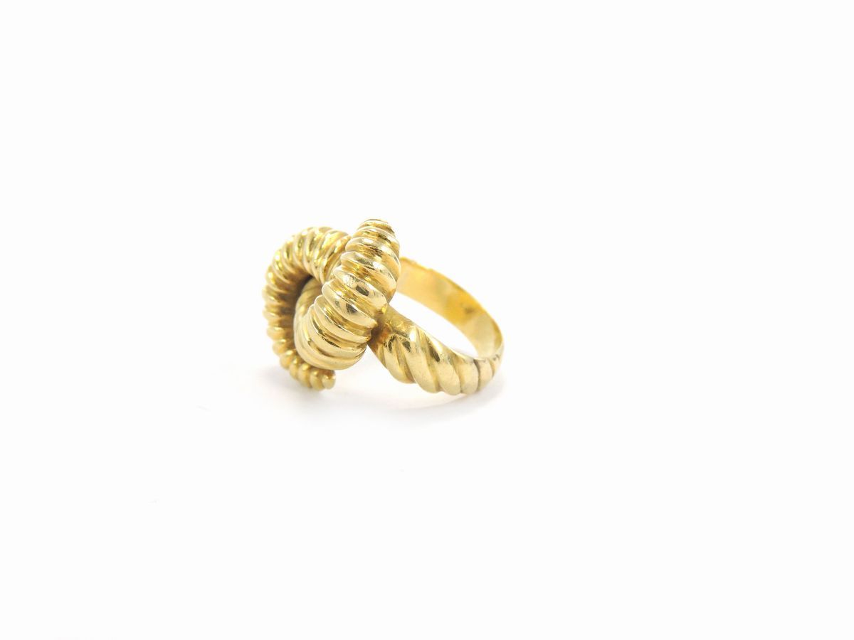 Anello a Fascia in Oro Giallo
