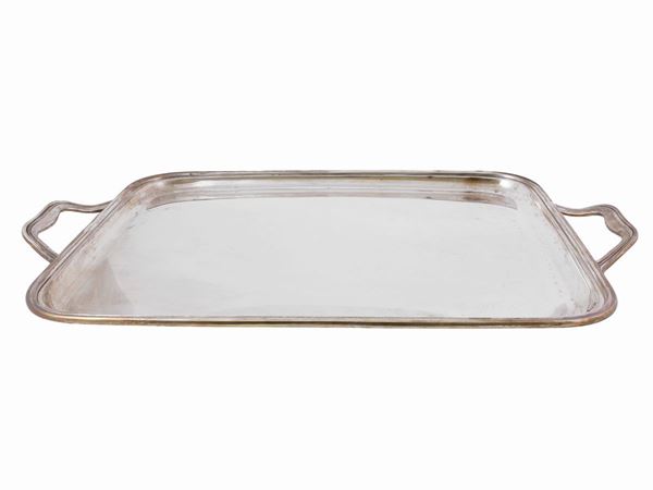 A silver tray  - Auction The florentine house of a milanese collector: important glasses, objects of art and contemporary art - Maison Bibelot - Casa d'Aste Firenze - Milano