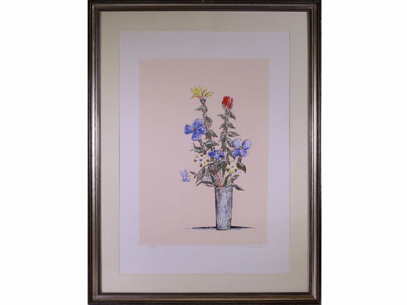 Giovanni Omiccioli - Vaso di Fiori 1971