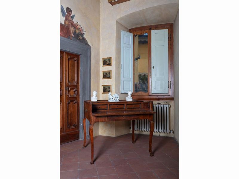 Scrittoio Meccanico Impiallacciato in Palissandro