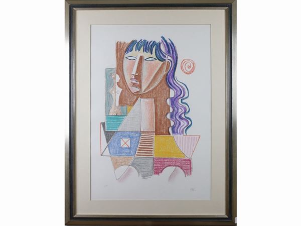 Mario Tozzi : Figure  ((1895-1979))  - Auction The florentine house of a milanese collector: important glasses, objects of art and contemporary art - Maison Bibelot - Casa d'Aste Firenze - Milano