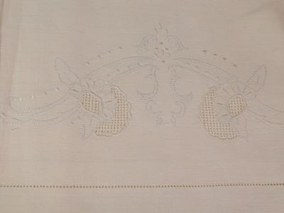 Parure Matrimoniale in Lino Color Panna