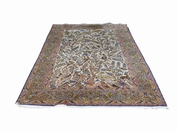 A large persian carpet