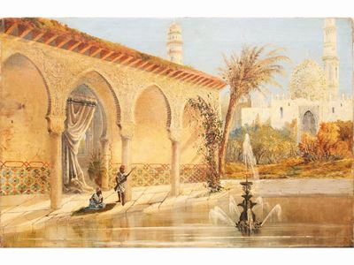 Paesaggio con Architetture Arabe