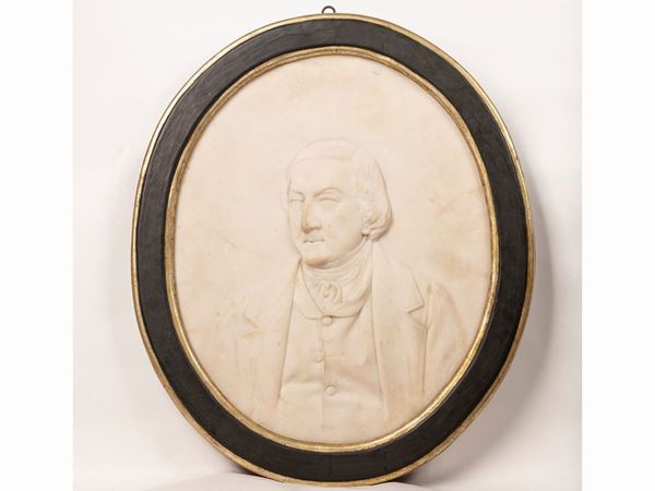 Pietro della Vedova - Medaglione raffigurante ritratto a mezzo busto di Gioacchino Rossini