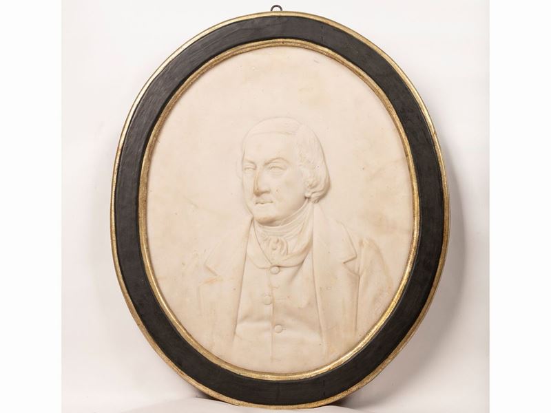 Pietro della Vedova - Medaglione Raffigurante Ritratto a Mezzo Busto di Gioacchino Rossini