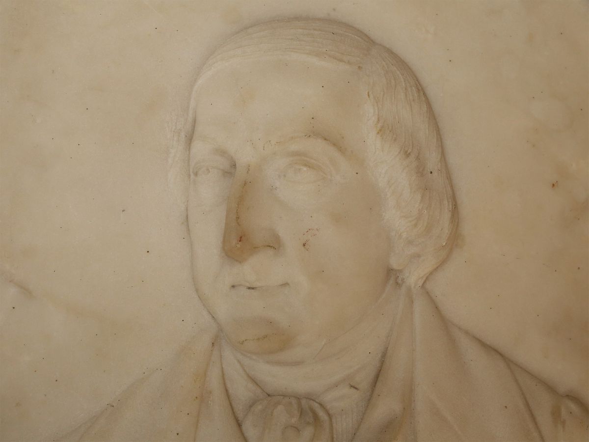 Pietro della Vedova - Medaglione Raffigurante Ritratto a Mezzo Busto di Gioacchino Rossini