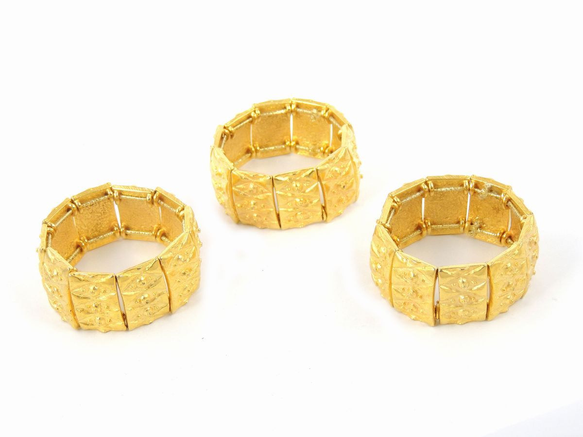 Lotto di Bijoux in Metallo Dorato
