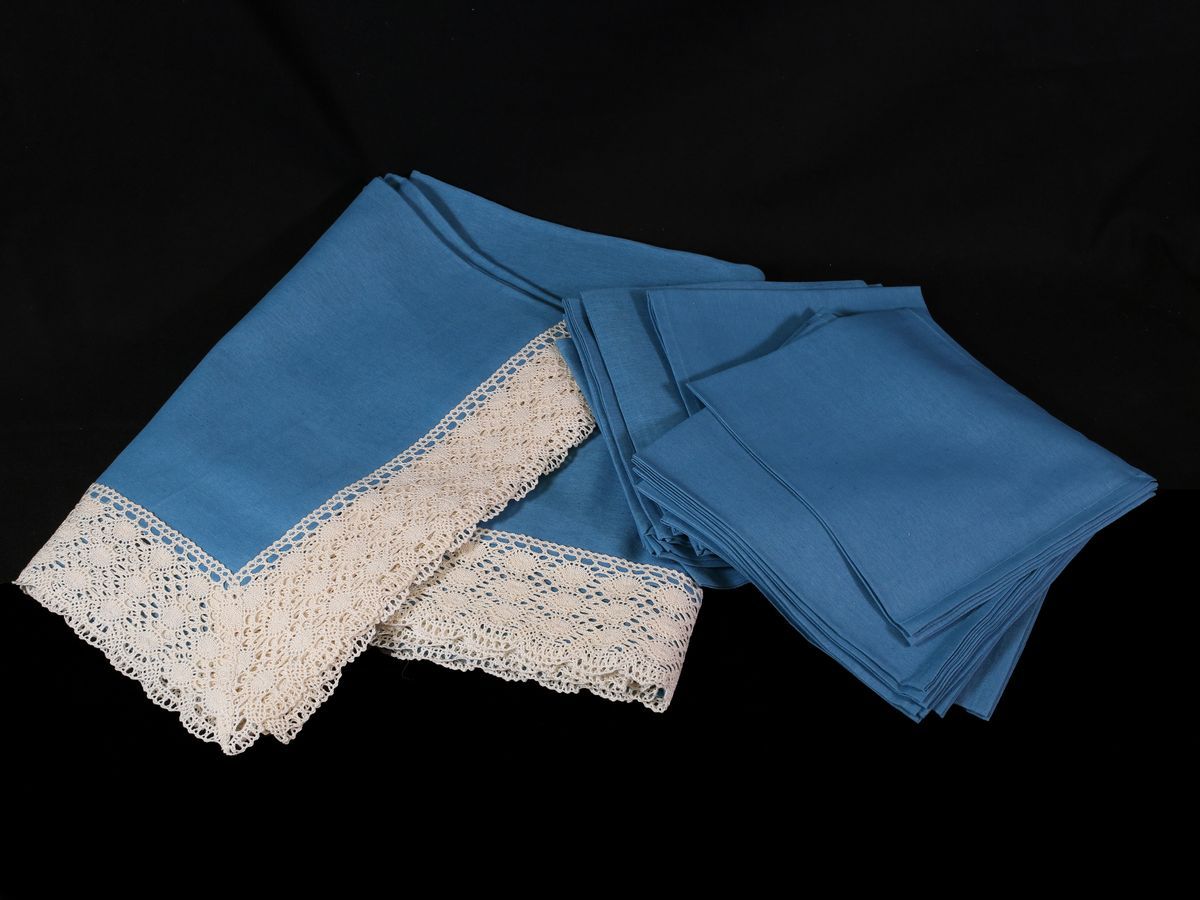 Tovaglia in Lino Blu