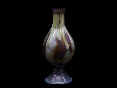 Vaso in Vetro Calcedonio