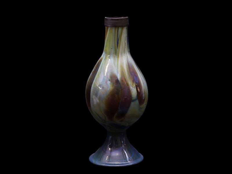 Vaso in Vetro Calcedonio