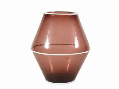 Vaso in Vetro Soffiato Color Ametista