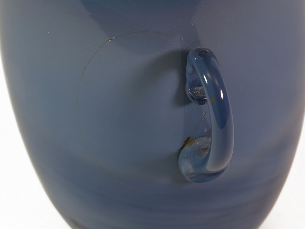 Vaso in Calcedonio Azzurro
