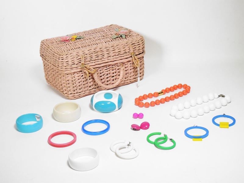 Lotto di Bijoux in Plastica Colorata