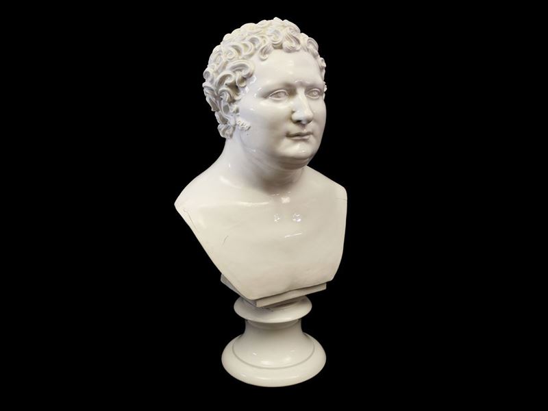 Ritratto di Nobile Fiorentino nelle Sembianze Dell'imperatore Vitellio, Manifattura di Doccia