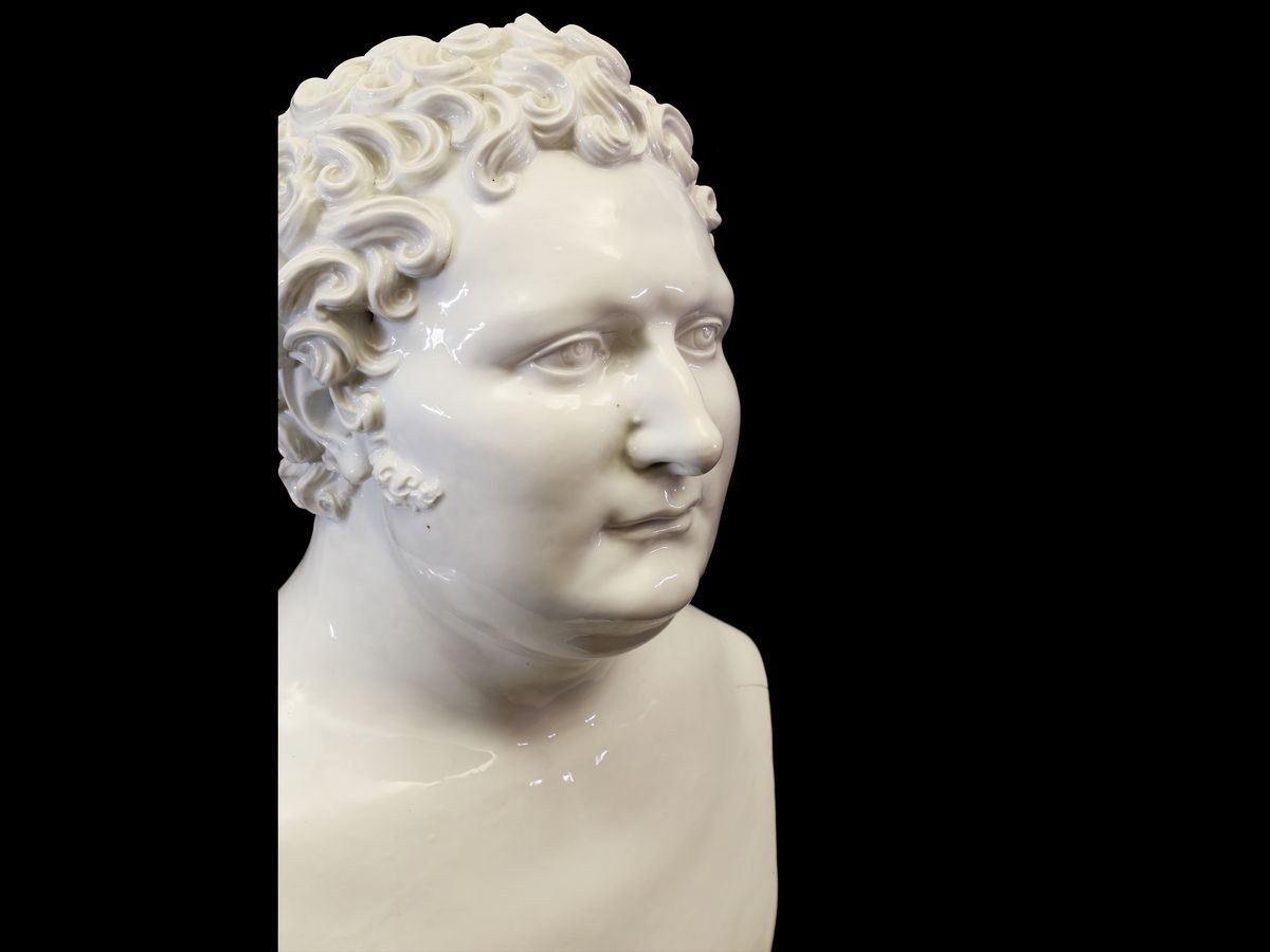Ritratto di Nobile Fiorentino nelle Sembianze Dell'imperatore Vitellio, Manifattura di Doccia