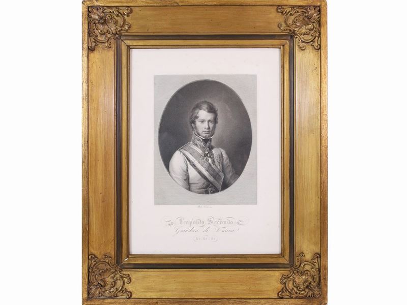 Paolo Toschi - Ritratto di Leopoldo II Granduca di Toscana